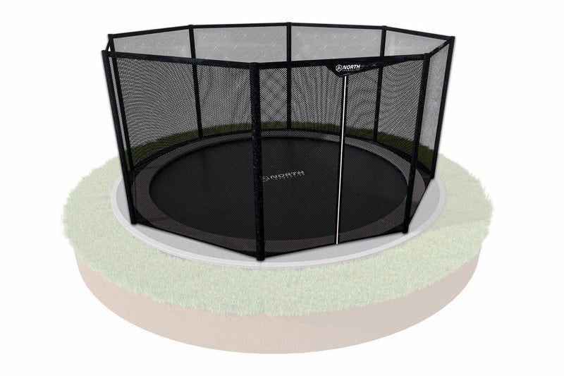 North Inground Round separat sikkerhetsnett (2025-)